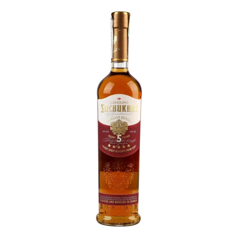 Бренді 5 років грузинський Sachukari, 0.5 л