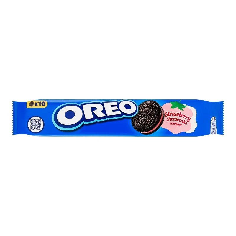 Печиво з какао та начинкою Strawberry cheesecake Oreo, 95 г