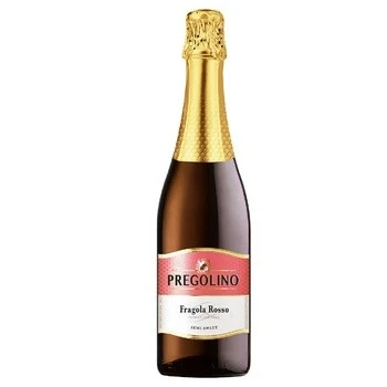 Напій винний ігристий червоний напівсолодкий Fragola Rosso Pregolino, 0.75 л