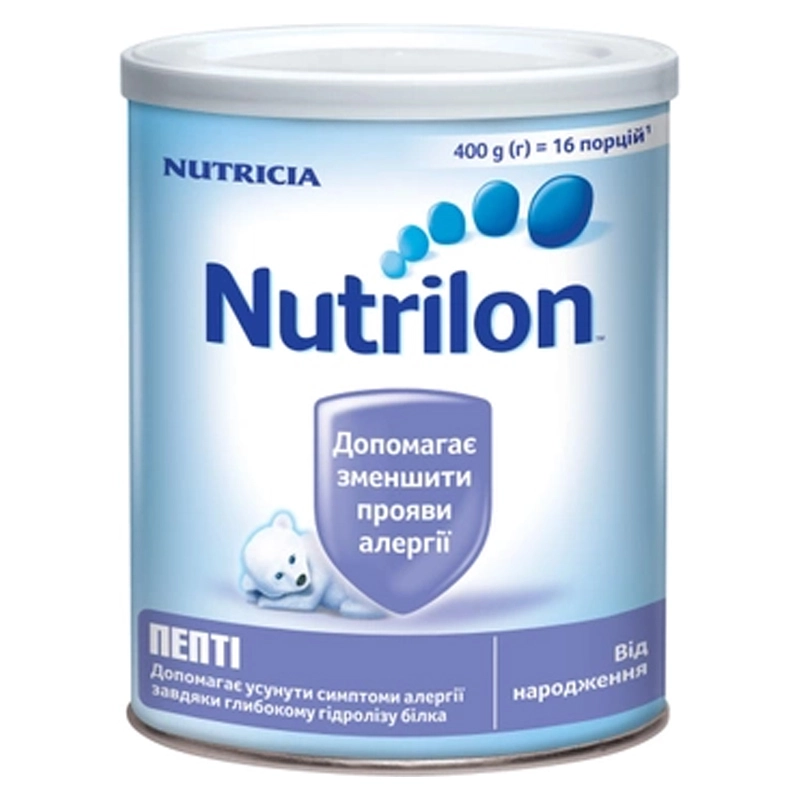 Суміш молочна суха для дітей від народження Пепті Nutrilon з/б 400г