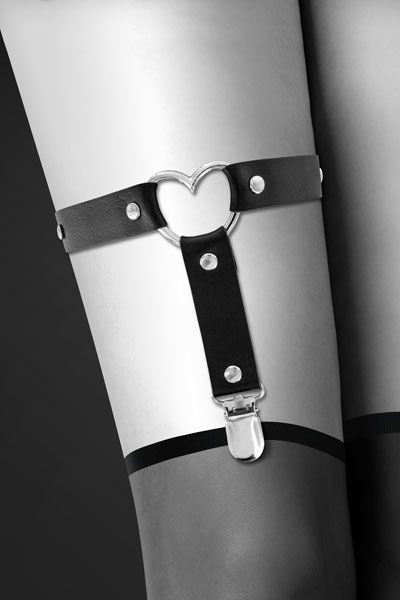Гартер Bijoux Pour Toi  З серцем чорний