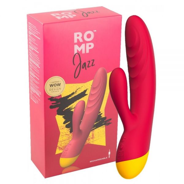 Вибратор кролик Romp Jazz, 21 х 3,6 см