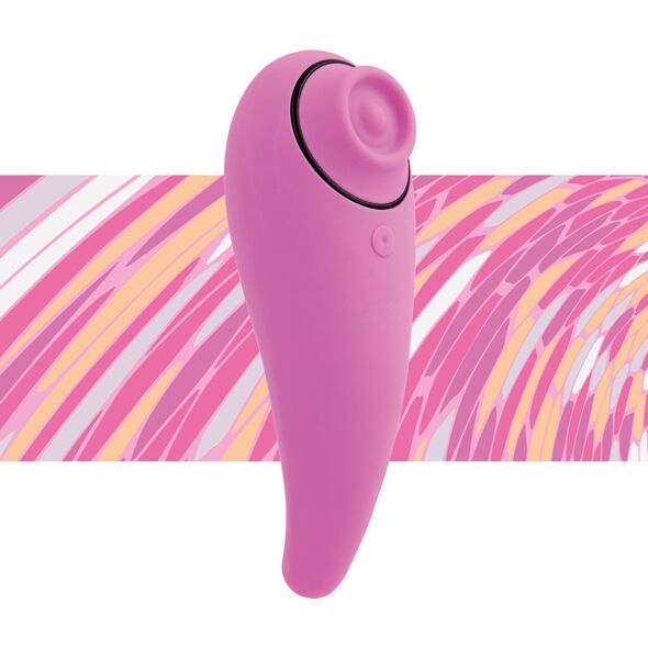 Пульсатор-вібратор для клітора FeelzToys  FemmeGasm Tapping & Tickling Vibrator Pink