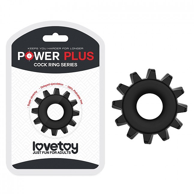 Ерекційне кільце Power Plus Cockring 3 (Чорний)