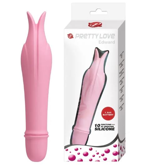 Вібромасажер серії Pretty Love - Edward, (Ніжно рожевий)