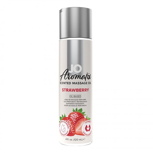 Масажна олія System JO Aromatix Massage Oil Strawberry, 120 мл