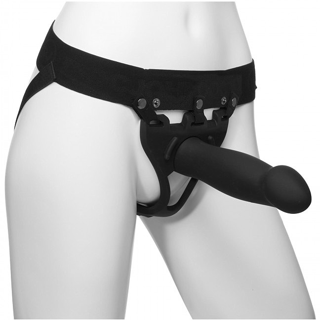 Страпон унісекс Doc Johnson Body Extensions  Be Bold, порожня насадка, 20,3 х 5,5 см