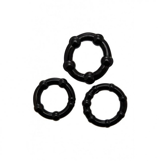 Набір ерекційних кілець Wooomy Babooom cockring set, 3 шт