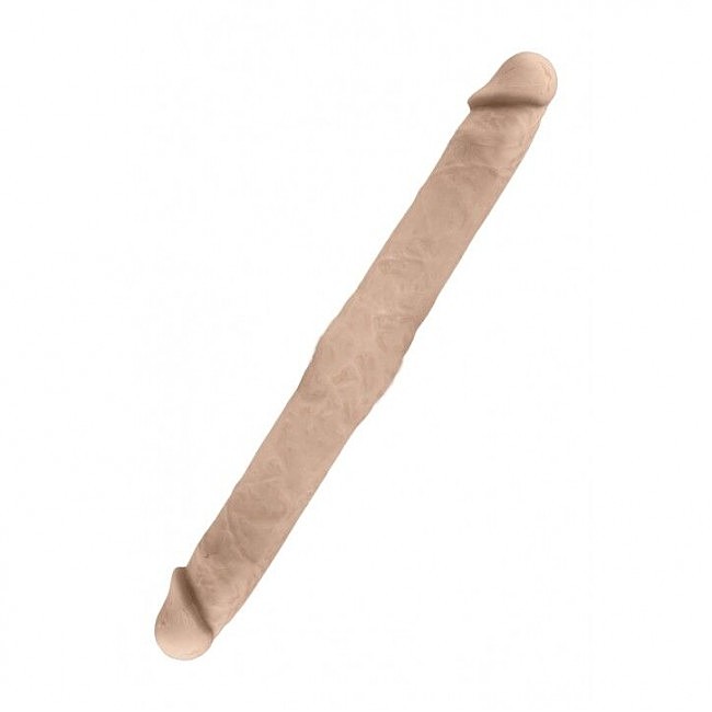 Двосторонній фаллоімітатор Wooomy Knock-Knock, 40 х 4 см