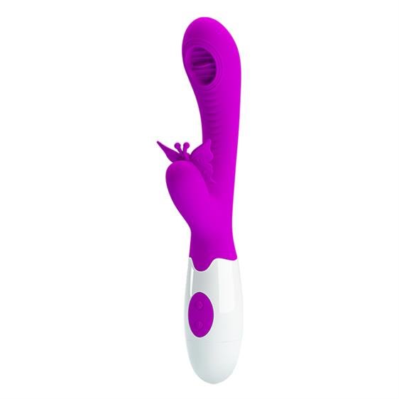 Вібратор кролик Pretty Love Moth Clitoris Vibrator Purple