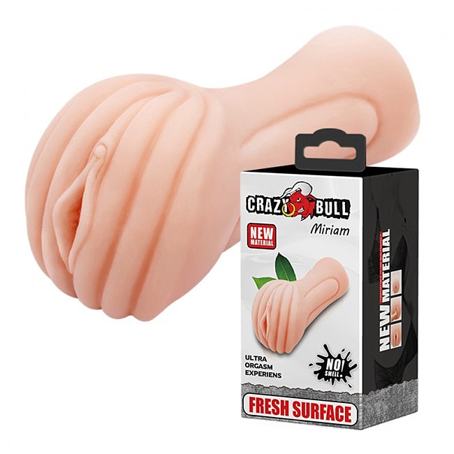 Вагина-мастурбатор телесный Baile Crazy Bull Miriam Masturbator Flesh, 15,6 х 7 см