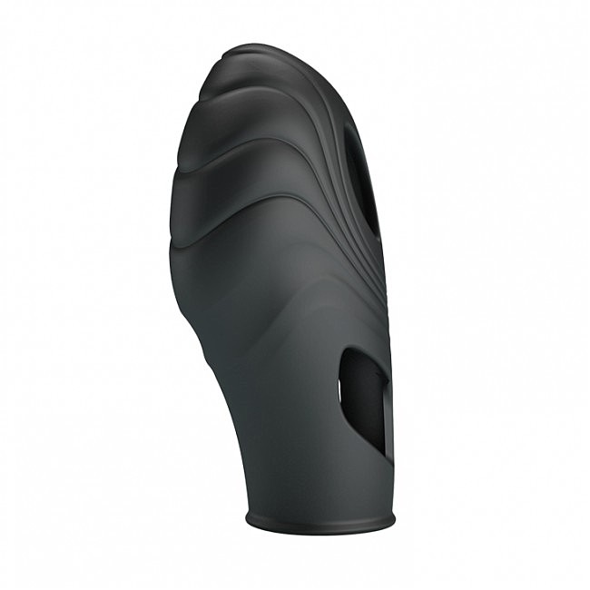 Насадка-вібратор на палець Pretty Love Lich Finger Vibrator Black, 7,8 х 3 см