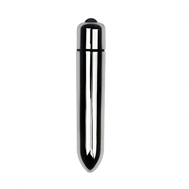 Вибропуля LoveToy X-Basic Bullet Long Silver, 10 режимов вибрации, 9 х 1,7 см