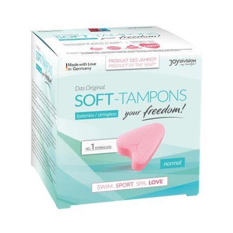 Безниткові м'які тампони JoyDivision Soft-Tampons Normal, 3 шт