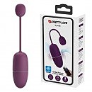 Виброяйцо Pretty Love Nymph Vibrating Egg Dark Purple (App), 12 режимов вибрации и управление с телефона