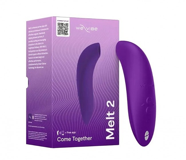 Кліторальний вакуумний смарт-стимулятор We-Vibe Melt 2 (Фіолетовий)