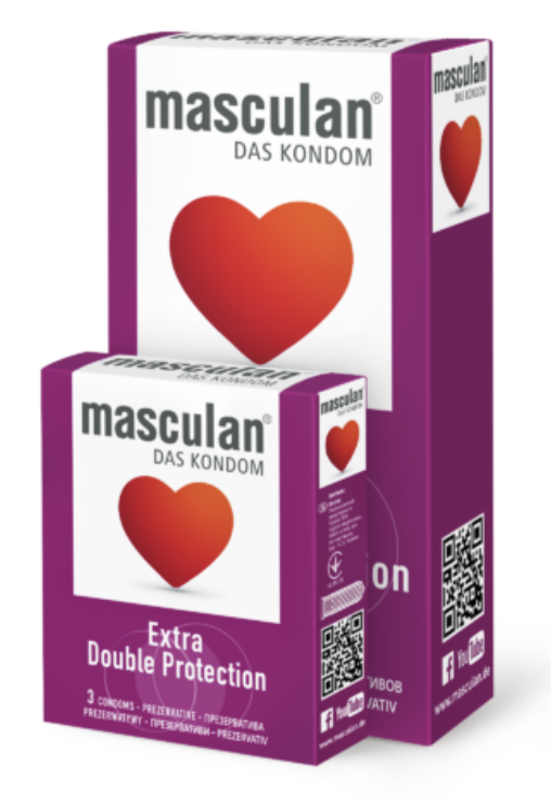 masculan Extra Double Protection, 3 шт