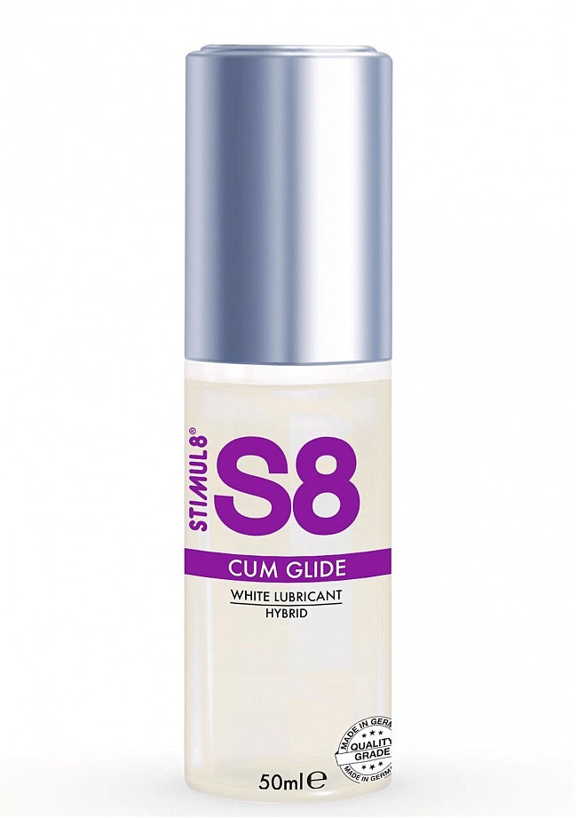 Смазка з імітацією сперми S8 Hybrid Cum Glide White Lubricant, 50 мл