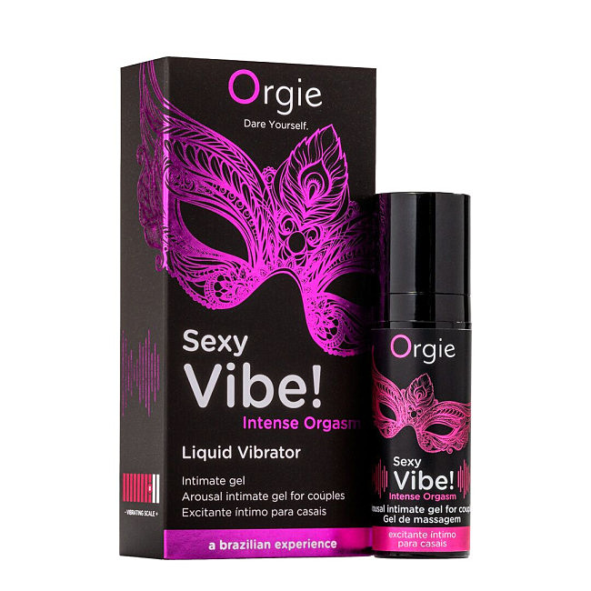 Рідкий вібратор і посилювач оргазму Sexy Vibe Orgie, 15 мл