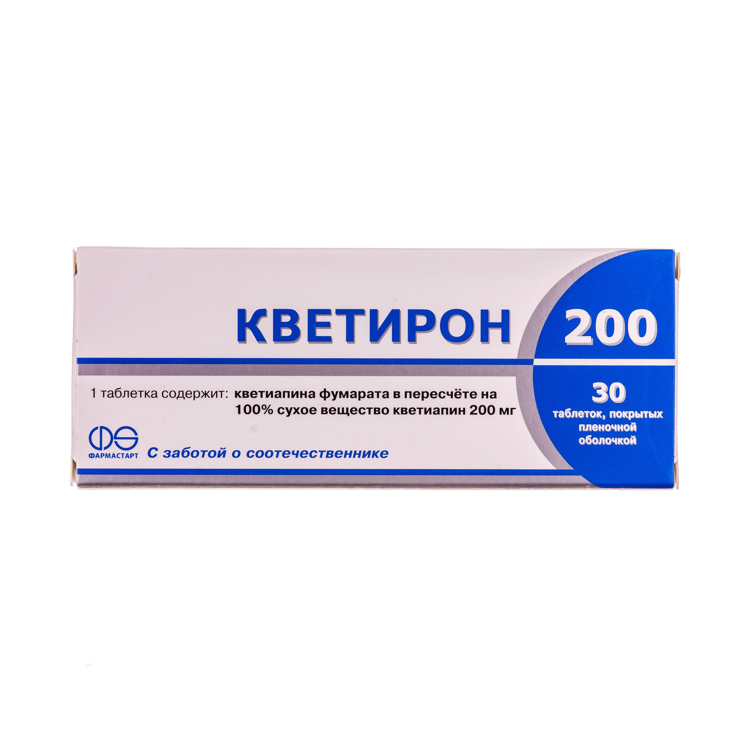 КВЕТИРОН тбл. 200мг N30