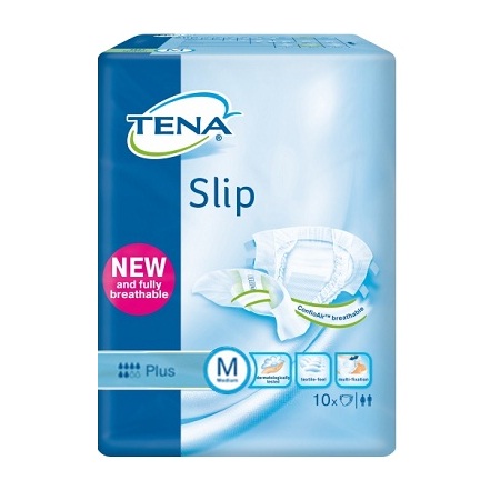 TENA подгузники Slip+ Medium N10