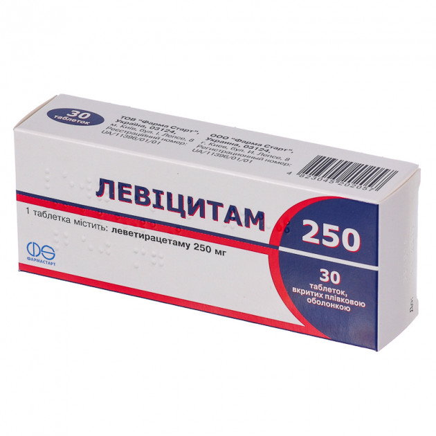 ЛЕВИЦИТАМ тбл. 250мг N30