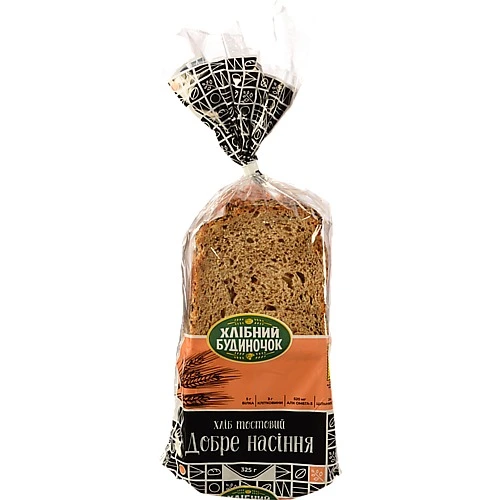 Хліб тостовий Добре насіння Хлібний Будиночок м/у 0.325кг