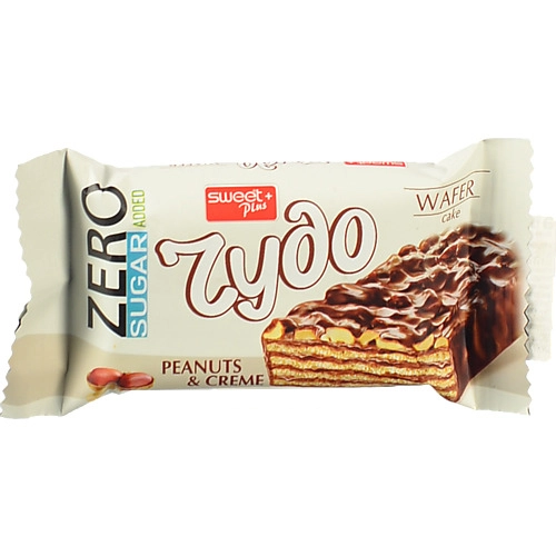 Вафлi Sweet Plus 38г какао арахiс глазур б.цукру