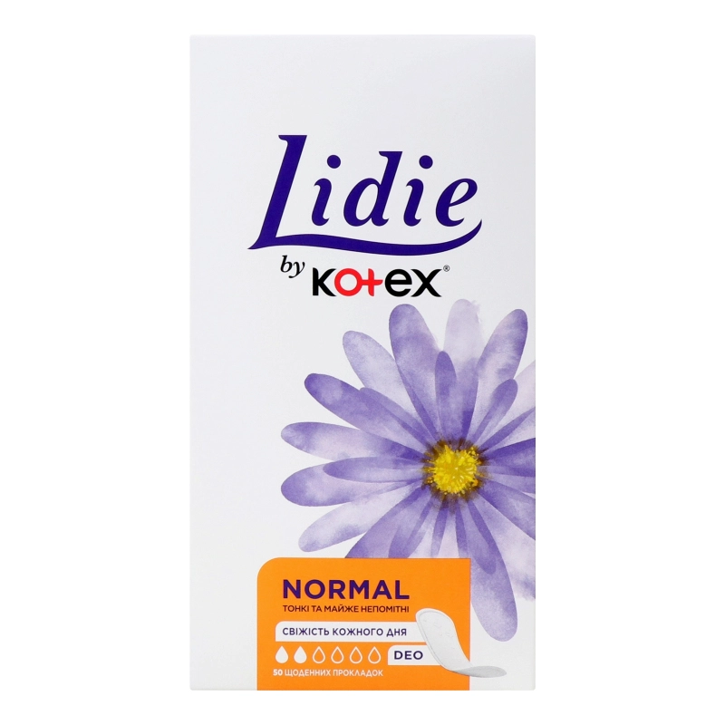 Прокладки щоденні Normal Camomole Deo Lidie 50шт