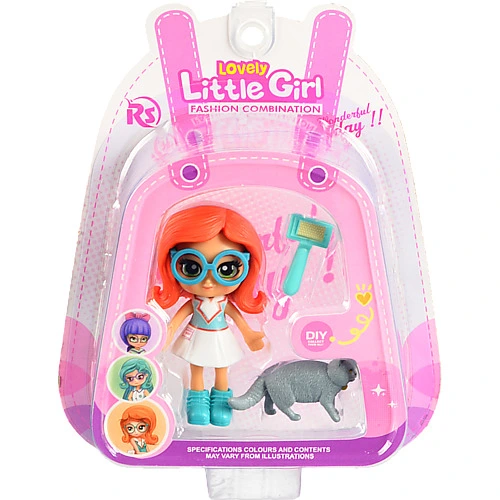 Ігровий набір Лялька Little girl з улюбленцем та акс. 8910-E35