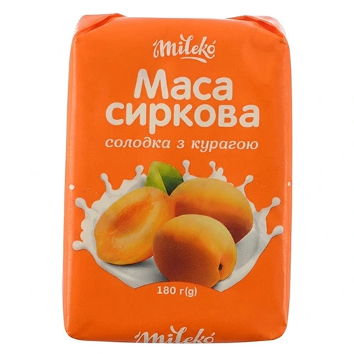 Сиркова маса Mileko 180г курага