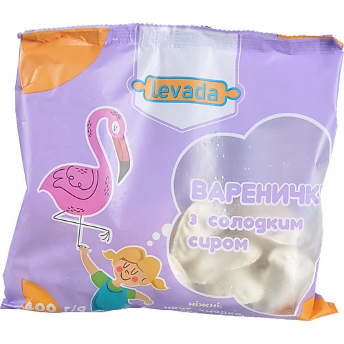 Вареники з солодким сиром Levada м/у 400г