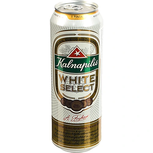 Пиво Kalnapilis White Select  0.568 л  з б