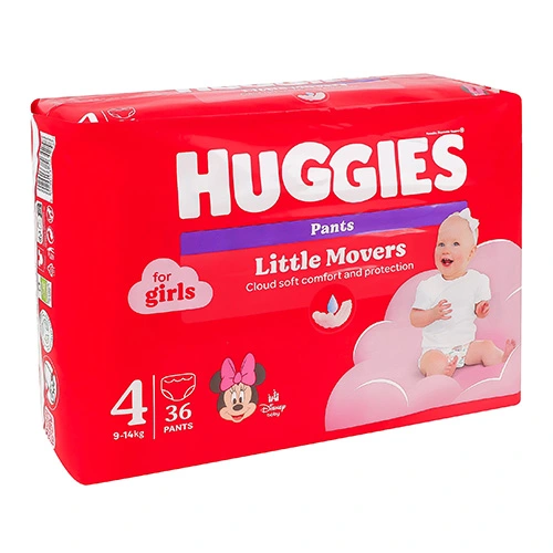 Трусики-підгузки Huggies 36шт 4 д.дівчинки jumbo