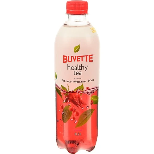 Напій Buvette Healthy tea 0.5л Каркаде журавлина мята