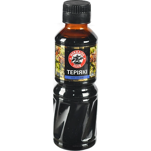 Соус соєвий Теріякі Hokkaido сlub п/пл 200мл