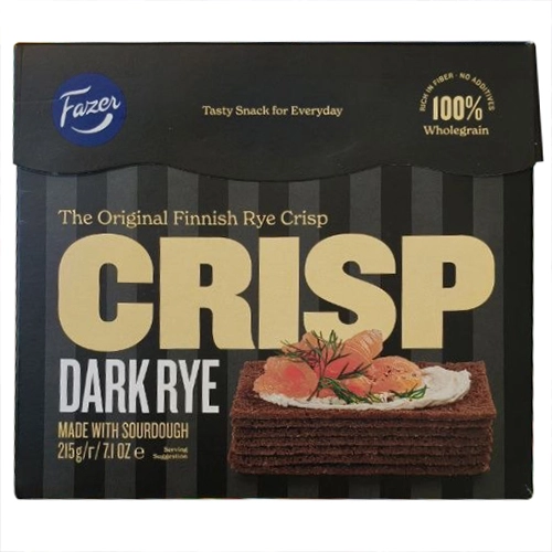 Хлібці Fazer 215г житні dark