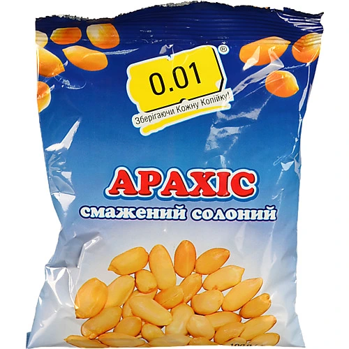 Арахіс ТМ [0.01k смажений солоний, 100 г