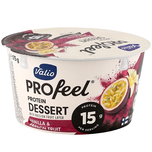Снек Valio PROfeel 175г сирковий протеїн ваніль маракуя б.лактози