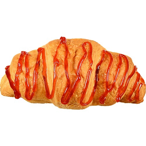 Круасан з полуницею власного виробництва, 95 г