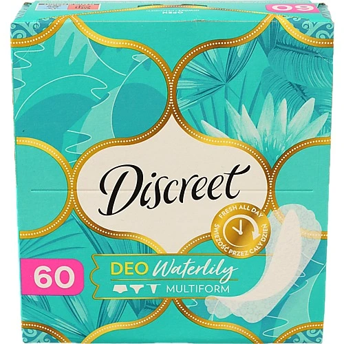 Прокладки щоденні Водяна лілія Discreet 60шт