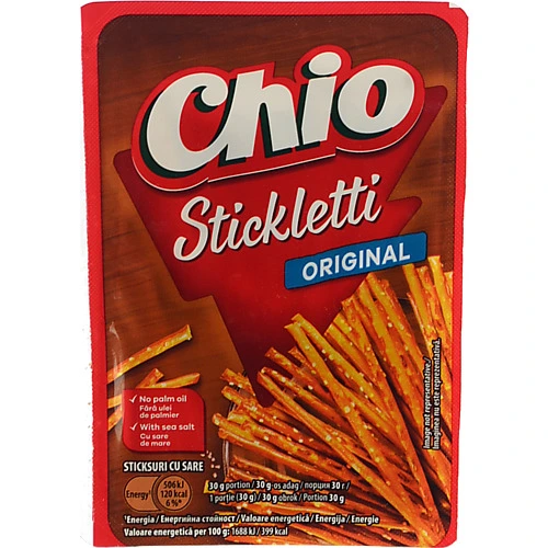 Соломка солона Original Stickletti Chio п/у 125г