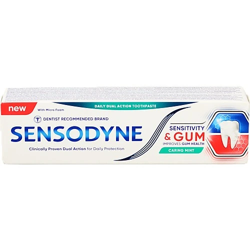 Паста зубна Caring mint Sensitivity&Gum Sensodyne 75мл