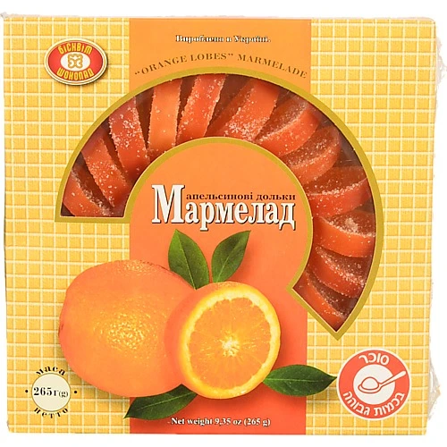 Мармелад Апельсинові дольки Бісквіт Шоколад 265г