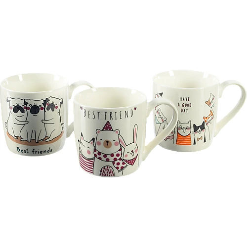 Чашка керамічна Тваринки 260мл тип 2