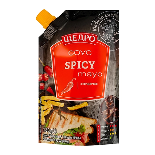 Соус Щедро 180г spicy mayo д.п.