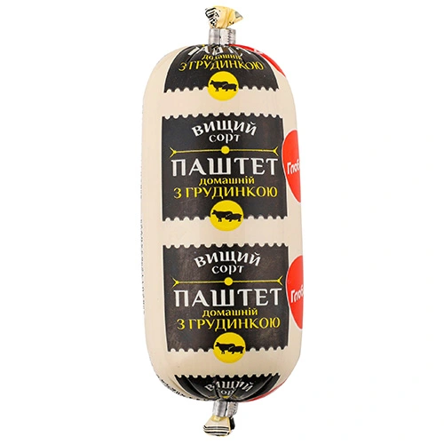 Паштет Глобино 150гр домашній з грудинкою в.с п.а