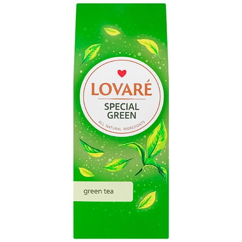 Чай зелений китайський байховий листовий Special Green Lovare к/у 80г