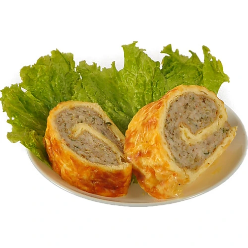 Сирний рулет з куркою