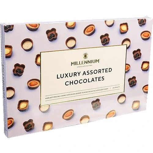 Цукерки шоколадні асорті Корзинка Millennium к/у 220г